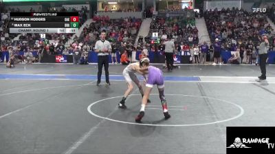 76 lbs Champ. Round 1 - Max Eck, Brawlers vs Hudson Hodges, Oakley