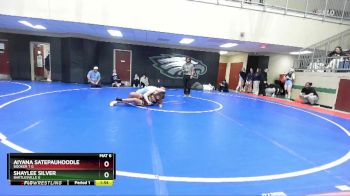 125 lbs Semifinal - Shaylee Silver, Bartlesville G vs Aiyana Satepauhoodle, Booker T G