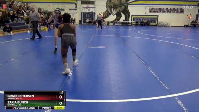 105 lbs Round 1 (8 Team) - Grace Petersen, Johnston vs Zaria Bunch, Grinnell