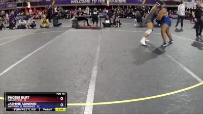 207 lbs Quarters & 1st Wb (16 Team) - Phoebe Burt, William Penn vs Jasmine Adiniwin, University Of Providence