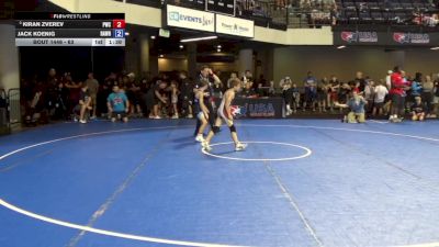 63 lbs Champ. Rd Of 16 - Kiran Zverev, Punisher Wrestling Company vs Jack Koenig, Rampage Wrestling