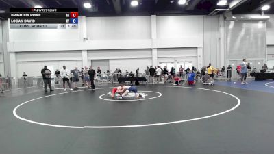 106 lbs Cons. Round 3 - Brighton Prine, GA vs Logan David, NY