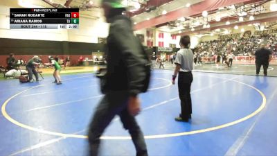115 lbs Champ. Round 2 - Sarah Rodarte, Paramount vs Ariana Ramos, Thousand Oaks