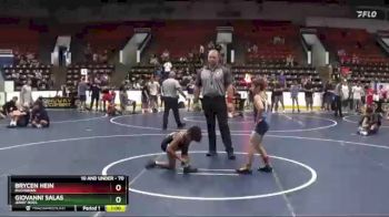 70 lbs Cons. Semi - Giovanni Salas, Jerry Ross vs Brycen Hein, Buchanan