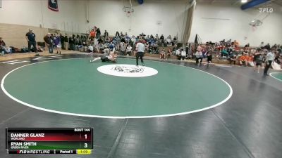 157B Quarterfinal - Ryan Smith, Green River vs Danner Glanz, Worland