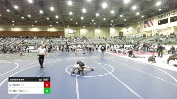 98 lbs Consi Of 8 #2 - Carter Koch, Nevada Elite vs Mateo Herrera, Chester