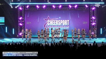 Mac's Allstar Cheer - Shadow [2026 L4.2 Senior - Medium Day 2] 2026 CHEERSPORT National All Star Cheerleading Championship