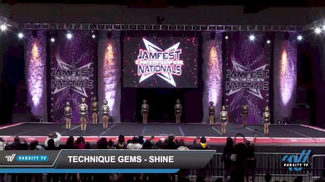 Technique Gems - Shine [2022 L2.1 Junior - PREP Day 1] 2022 JAMfest Cheer Super Nationals