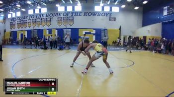 157 lbs Champ. Round 3 - Manuel Narciso, Explorer Wrestling Club vs Julian Smith, Manatee Mafia