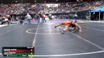 165 lbs Champ. Round 1 - Chaz Ponton, Mountain View vs Colton Austin, Post Falls