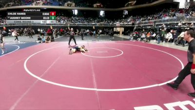 6A 100 lbs Cons. Round 3 - Audrey Moore, Keller vs Chloe Hanes, Klein Oak