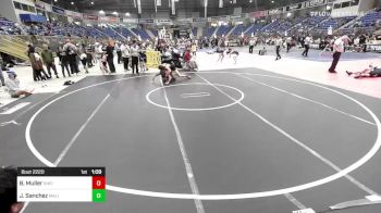 149 lbs Semifinal - Baron Muller, Sheidan WC vs John Sanchez, Malicious Grounds