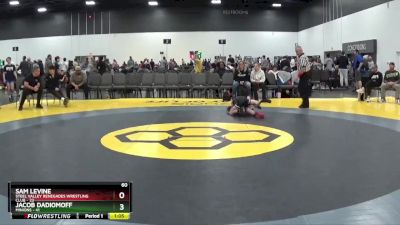 60 lbs Semis & 1st Wrestleback (8 Team) - Jacob Dadiomoff, Minions vs Sam Levine, Steel Valley Renegades Wrestling Club