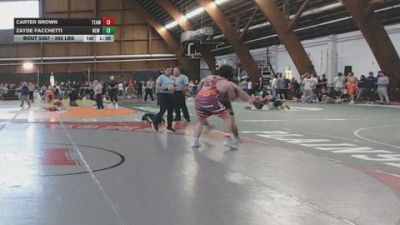285 lbs Rr Rnd 3 - Carter Brown, Team Missouri Select vs Zayde Facchetti, New York Military Academy