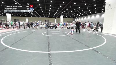 49 lbs Quarters - Carson Steinocher, Katy Area Wrestling Club vs Perry Talburt, Three Style Of Oklahoma