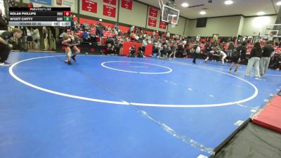 92 lbs Round Of 16 - Nolan Phillips, Poteau vs Wyatt Chitty, Gore Public Schools