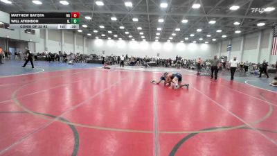 126 lbs Consi Of 32 #2 - Matthew Batista, MA vs Will Atkinson, AL