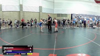 84 lbs Semifinal - Micah Stith, IN vs Jax Ayars, OH