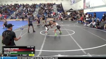 92 lbs Cons. Semi - Royce Sanchez, Hawkeye WC vs Raiden Martinez, Reign Wrestling