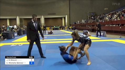 Juliana N Weaver vs Emma Michelle Skinner 2024 Pan IBJJF Jiu-Jitsu No-Gi Championship