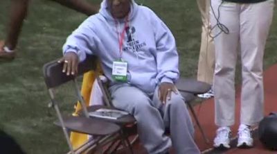 Bill Cosby is in the building at the 2011 Penn Relays