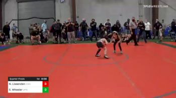 53 lbs Quarterfinal - Nico Lissenden, Cordoba vs Shane Wheeler, Upper Township