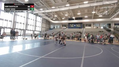 93-102 lbs Champ. Round 1 - Emir Sagitullin, Northside Wrestling Club vs Ryder Yates, Delta Wrestling Club