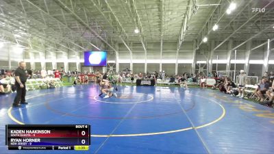 106 lbs Round 2 (8 Team) - Kaden Haakinson, South Dakota vs Ryan Horner, New Jersey