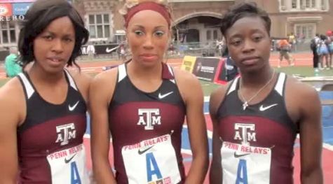 Texas A&M 4x100 Championship of America Penn Relays 2011