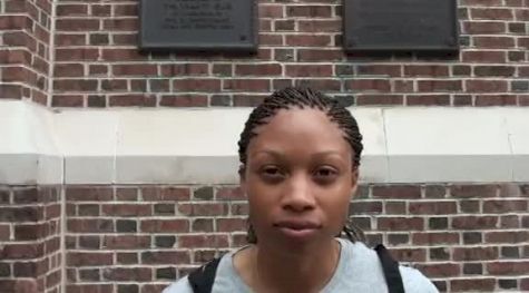 Allyson Felix Pre-Race Interview Penn Relays 2011