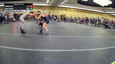 120 lbs Round Of 128 - Owen Goo, Elite Wrestling vs Aden Vang, Mira Mesa HS