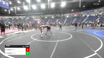 123 lbs Quarterfinal - Reagan Eaton, Nebraska Wr Ac vs Ava DeWitt, Team Montana