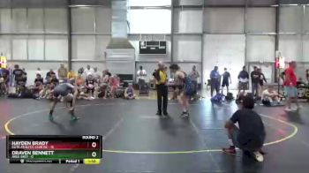 130 lbs Round 2 (6 Team) - Hayden Brady, Elite Athletic Club DZ vs Draven Bennett, ARES Grey