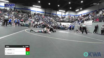 61 lbs 3rd Place - Canyon Jones, Tecumseh Youth Wrestling vs Easton Houck, Norman Grappling Club