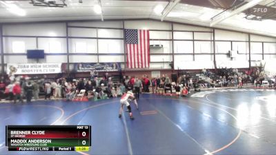 115 lbs 3rd Place Match - Brenner Clyde, St George vs Maddix Anderson, Wasatch Wrestling Club