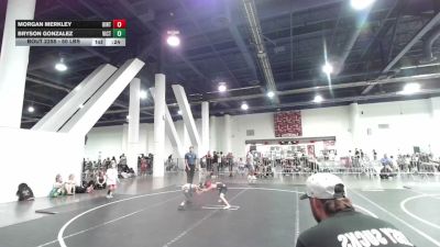50 lbs Consi Of 8 #2 - Morgan Merkley, Uintah Wrestling vs Bryson Gonzalez, Victory WC-Central WA