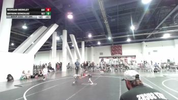 50 lbs Consi Of 8 #2 - Morgan Merkley, Uintah Wrestling vs Bryson Gonzalez, Victory WC-Central WA