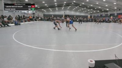 144 lbs Champ. Rd Of 16 - Chase Davis, Perrysburg Wrestling Club vs Devin Rocco Ehler, Patton Trained