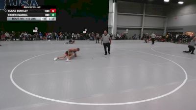113 lbs Champ. Rd Of 128 - Blake Bentley, Team Champs Wrestling Club vs Caden Caudill, MWC Wrestling Academy