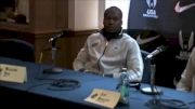 Walter Dix USA vs World Press Conference Penn Relays 2011