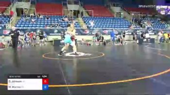 152 lbs Round Of 32 - Derek Johnson, Kansas vs Merrik Murray, Missouri