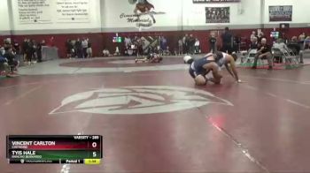 285 lbs Quarterfinal - Tyis Hale, Rancho Bernardo vs Vincent Carlton, Cheyenne