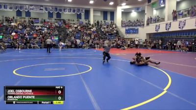 138 lbs Champ. Round 1 - Joel Osbourne, Toledo Central Catholic vs Orlando Puente, Edgerton