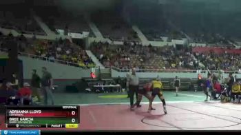 126 lbs Semifinal - Bree Garcia, Barry Goldwater vs Adrianna Lloyd, Centennial