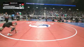 4A-113 lbs Champ. Round 1 - Ty Burke, Central vs Rylan McCormick, Thunder Basin High School