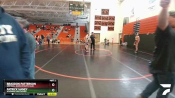 145-155 lbs Round 3 - Patrick Haney, Wyoming Unattached vs Braxdon Patterson, Greybull Basin Athletic Club