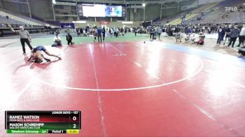 157 lbs Cons. Round 6 - Mason Schrempp, Wolves Wrestling Club vs Ramez Watson, Pekin Boys & Girls Club