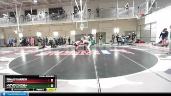 220 lbs Cons. Round 3 - Devon Howell, Lakeland High School vs Travis Karren, Orting