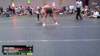 100/110 Round 4 - Kiely Domyancich, Illinois Cornstars vs Lydia Suniga, Hurricane Wrestling Academy