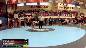 125 lbs Champ. Round 1 - K`yla Johnson, Southport vs Makenna McKee, Rochester Community